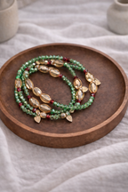 BRACELETS DE PERLES - LOT DE 4