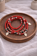 BRACELETS DE PERLES - LOT DE 4