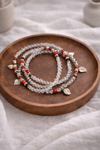 BRACELETS DE PERLES - LOT DE 4