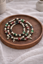 BRACELETS DE PERLES - LOT DE 4