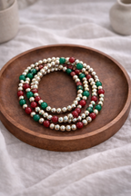 BRACELETS DE PERLES - LOT DE 4