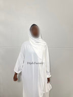 ABAYA VOILE INTÉGRÉE